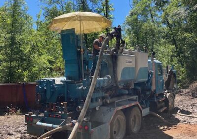 CSR Services at a Well Site reading a well site