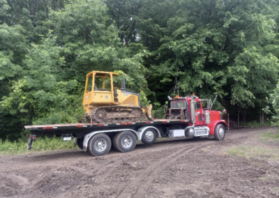 CSR Hauling a Trackbased BullDozer